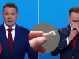 Запевняє, що це була жуйка: Кандидат у президенти Польщі вживав білий порошок прямо під час теледебатів (відео)