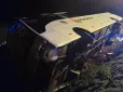 Аварія сталася вночі: У Словаччині перекинувся автобус із українцями (фото)